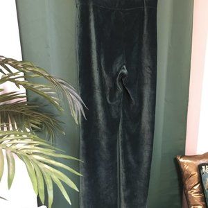 Emerald Green Velvet Pants